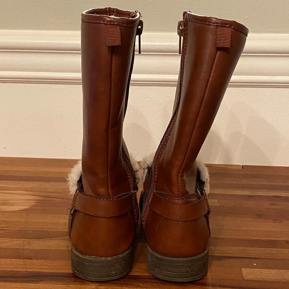 Carter's Riding Style Brown Boots Girls Youth Size 11